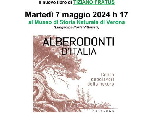 Presentazione di “Alberodonti d’ Italia” di e con Tiziano Fratus, martedì 7 maggio h 17