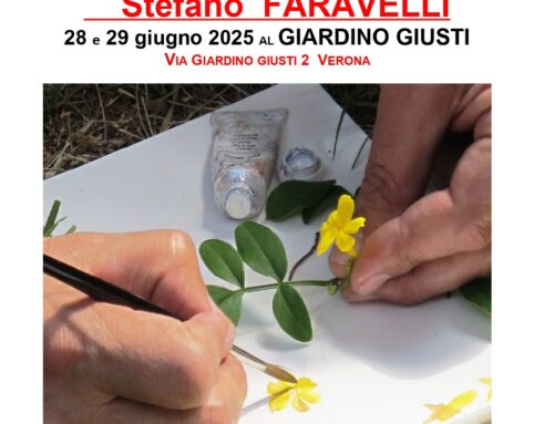 Laboratorio di Carnet di viaggio al Giardino Giusti con Stefano Faravelli 28 e 29 giugno