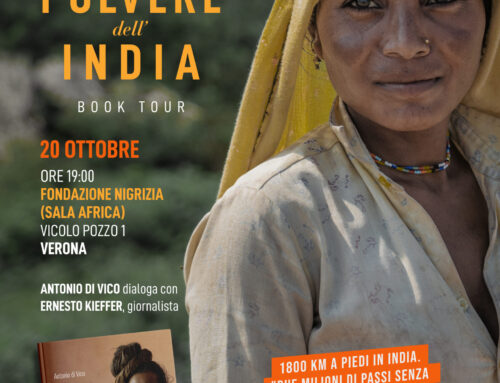 Presentazione di “Tutta la polvere dell’ India ” di Antonio di Vico in dialogo con Ernesto Kieffer 20\10\26 h 19 al Museo Africano